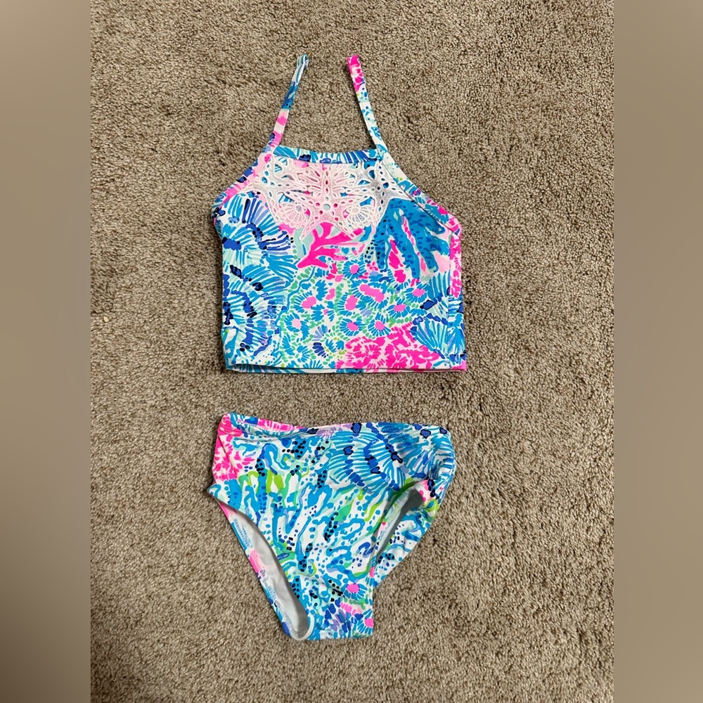 Lilly Pulitzer girls toddler swimsuit size 2